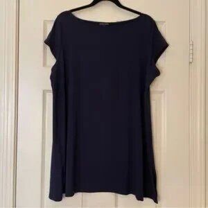 Eileen Fisher Cap Sleeve Tunic XL EUC